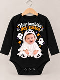 Body Hoy también doy sustos Personalizado Bebé Negro