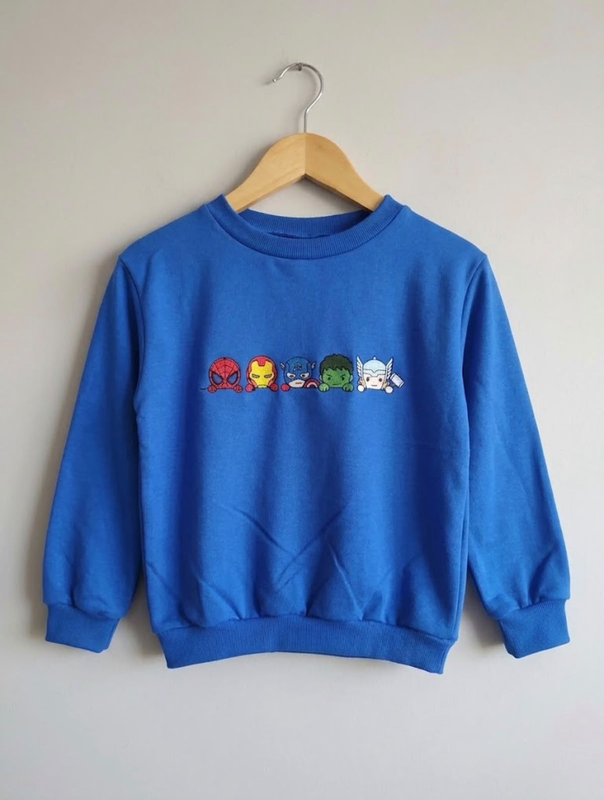 Polerón Avengers Niños Azul