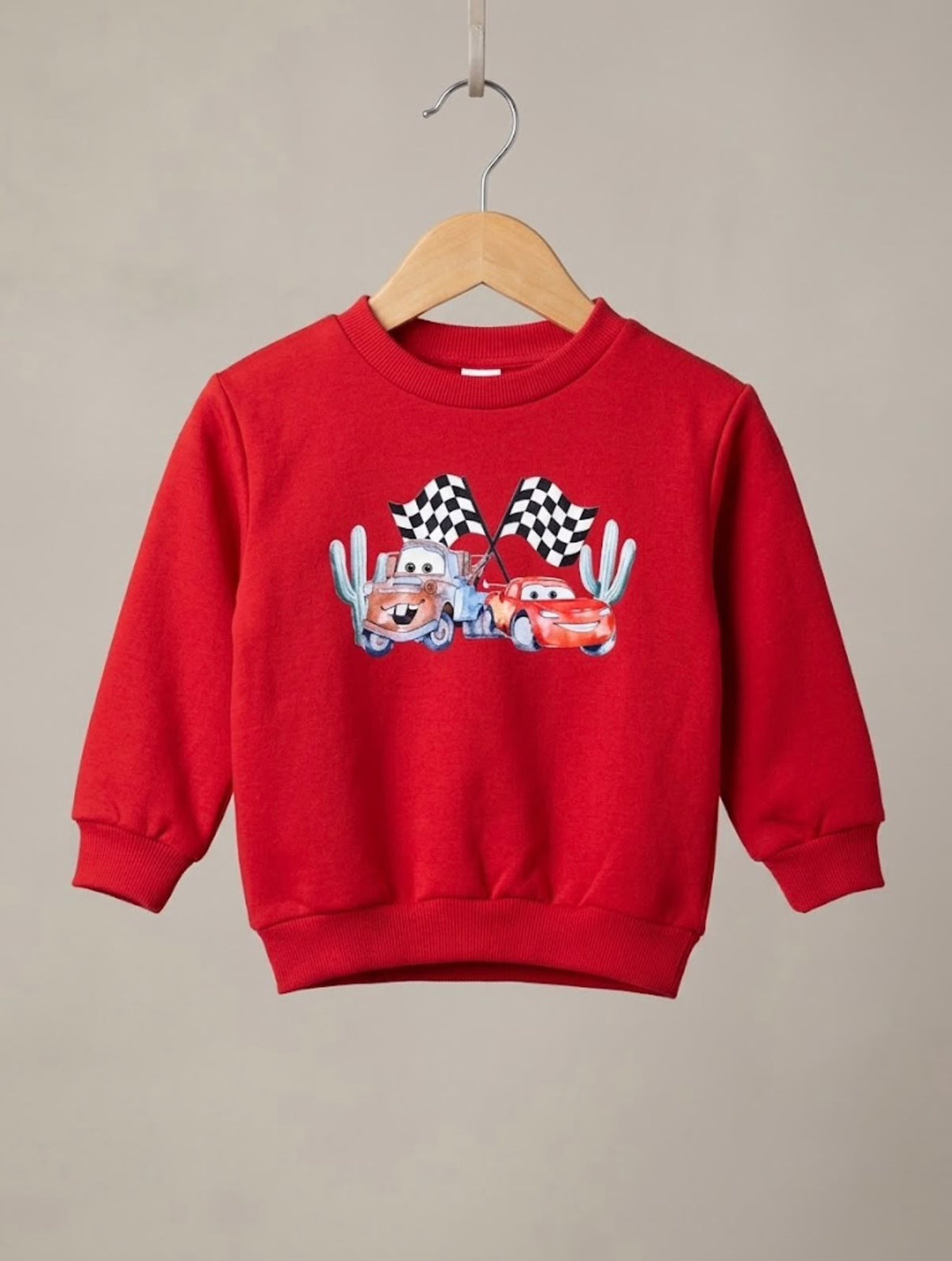 Polerón Cars Niños Azul