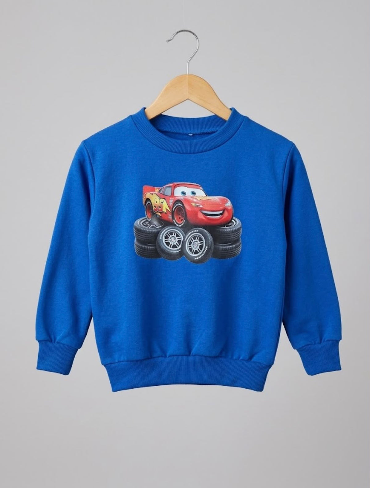 Polerón Cars 2 Niños Azul