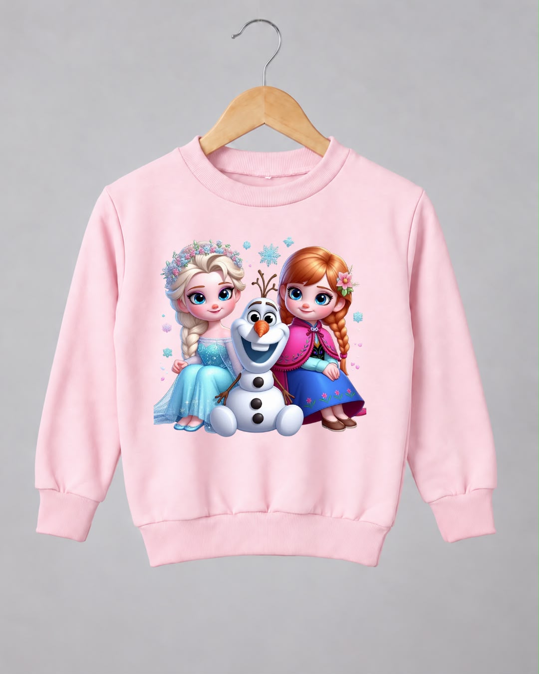 Polerón Frozen Niñas Rosado