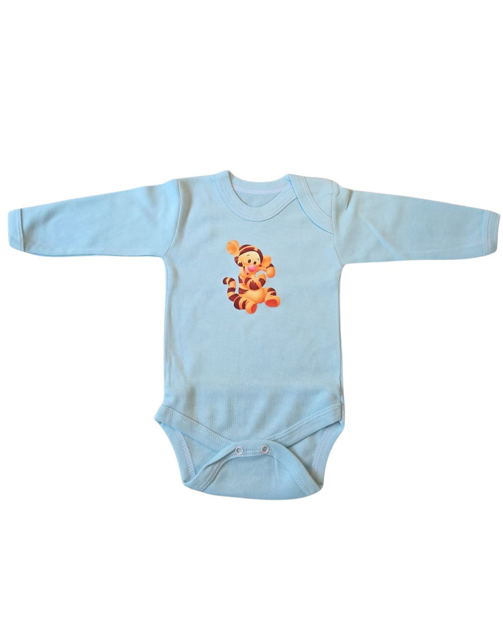 Body Bebé celeste - Tigger bebé sentado