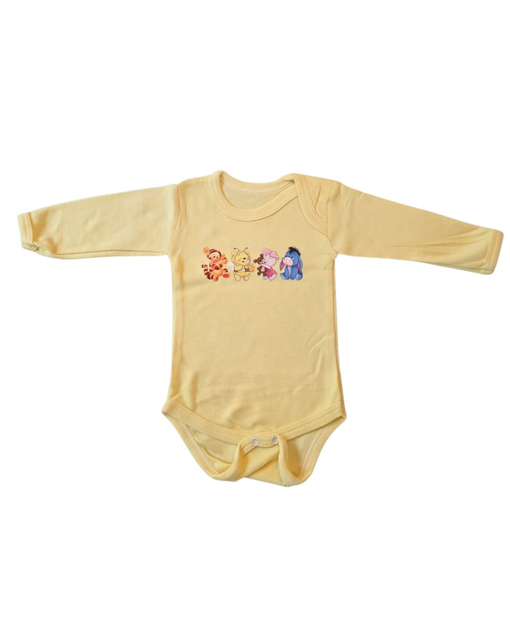 Body Bebé blanco - Pooh disfrazado de abeja con miel