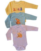 Body Bebé amarillo - Tigger, Pooh, Piglet e Igor bebés