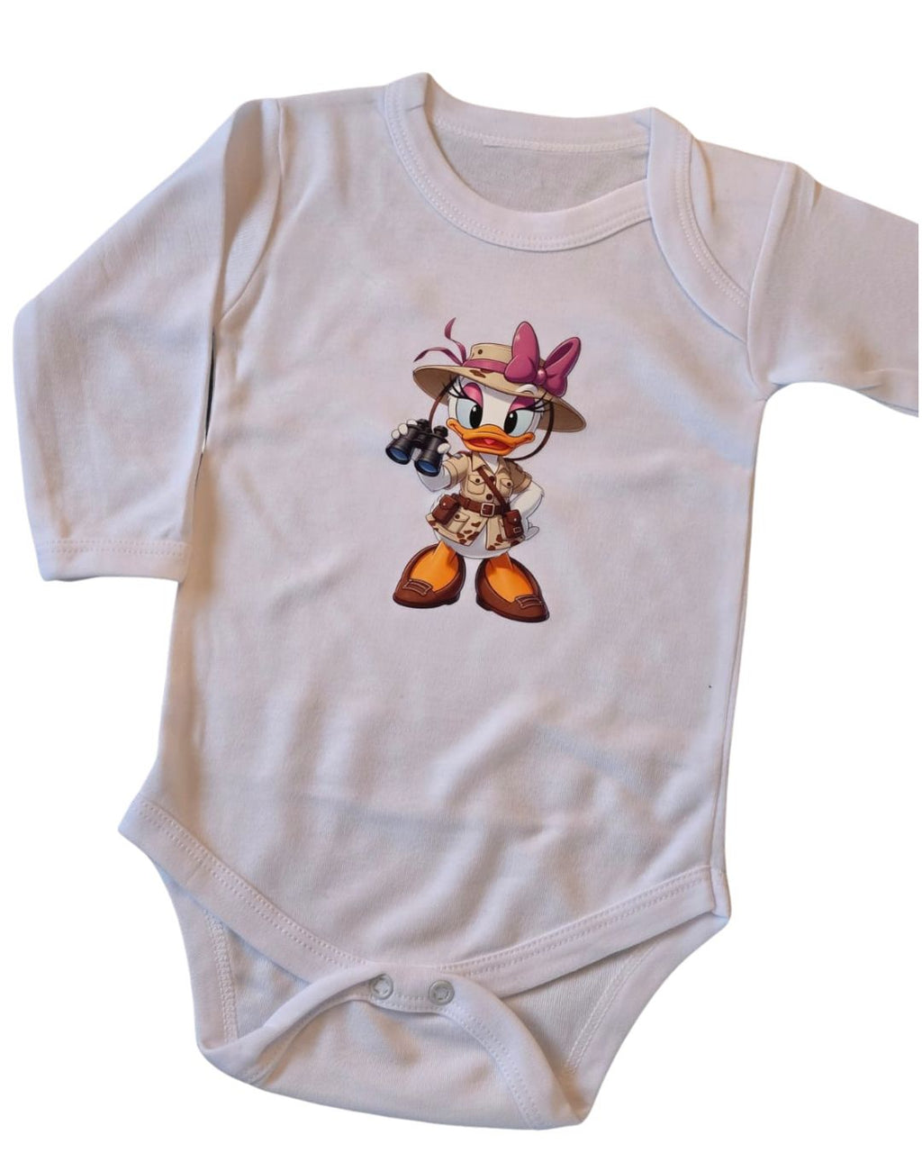 Tripack Bodies Bebé Daisy y Minnie - Pack completo rosado, verde agua y blanco