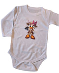 Tripack Bodies Bebé Daisy y Minnie - Pack completo rosado, verde agua y blanco