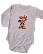 Tripack Bodies Bebé Daisy y Minnie - Pack completo rosado, verde agua y blanco