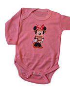 Body Bebé Minnie verde agua - Happy Minnie con lentes