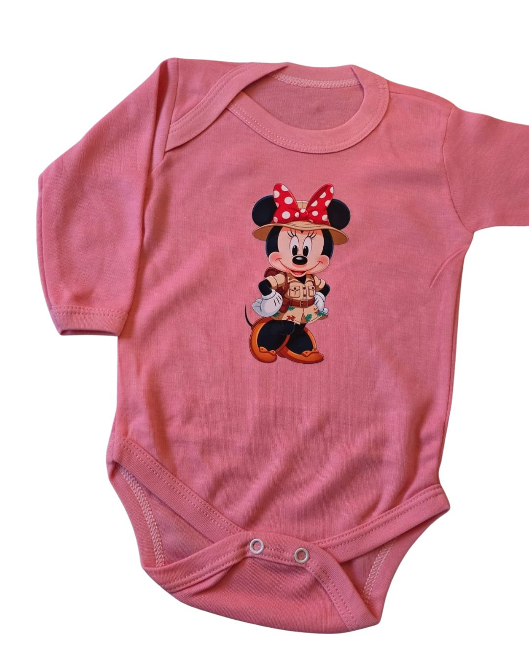 Body Bebé Minnie verde agua - Happy Minnie con lentes