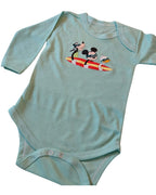 Tripack Bodies Bebé Mickey - Pack completo verde agua, rosado y amarillo