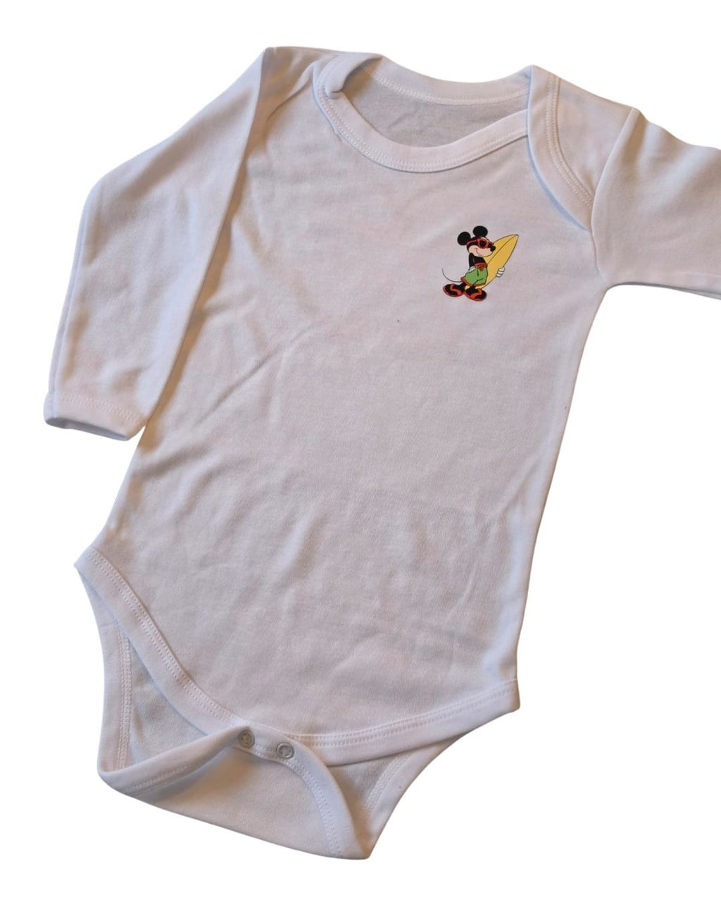 Body Bebé Mickey amarillo - Mickey y Minnie con lentes