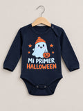 Body Mi Primer Halloween Bebé Azul Marino
