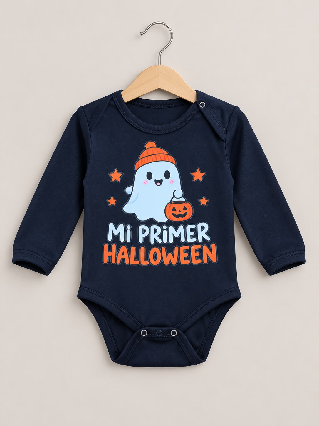 Body Mi Primer Halloween Bebé Azul Marino