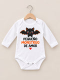 Body Pequeño Monstruo de Amor Bebé Blanco